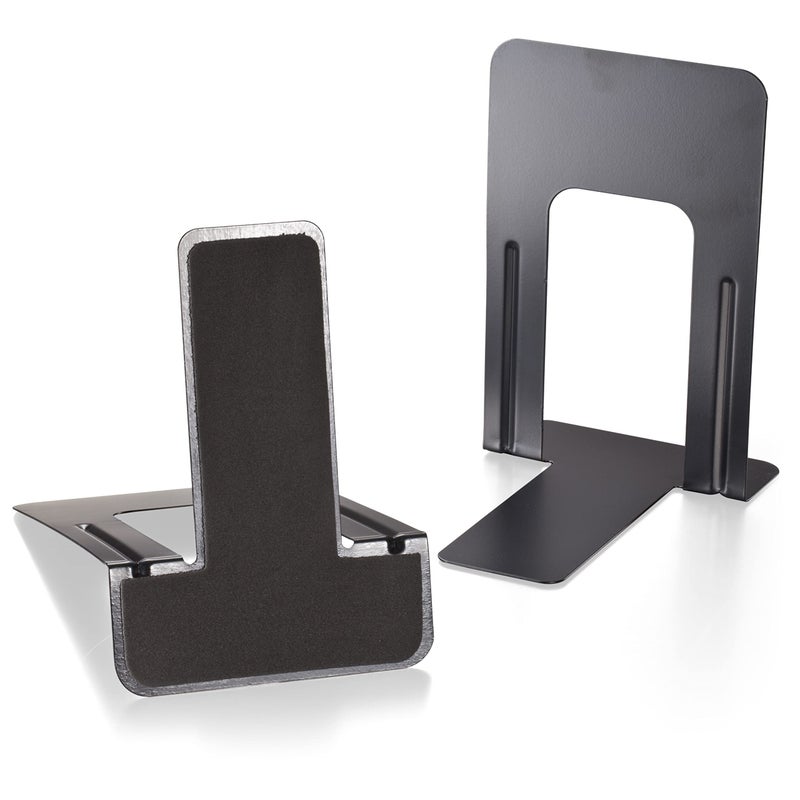 Officemate Non-Skid Bookends, 9â€, Non-Skid Base, Chip Proof Enamel Coating (93051) - Image 3